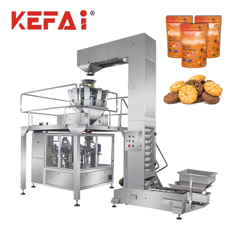 Μηχανή συσκευασίας σνακ περιστροφικής σακούλας KEFAI