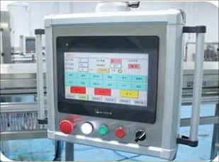 Λεπτομέρεια μηχανήματος συσκευασίας σακουλών στομίου - σύστημα ελέγχου PLC